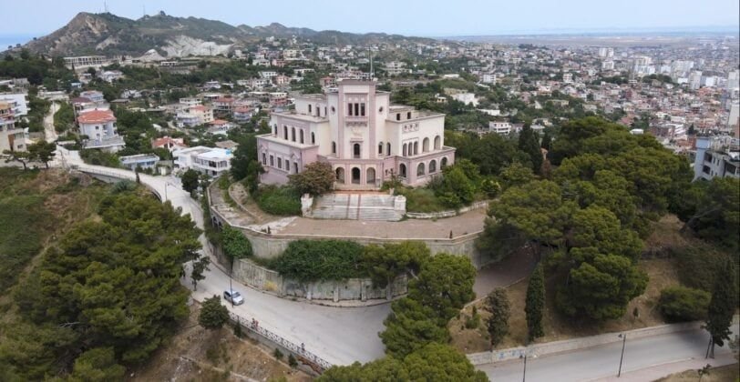 King Zog’s Villa on the hill above Durrës